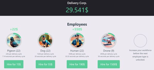 Ludum Dare 53: Delivery Corp